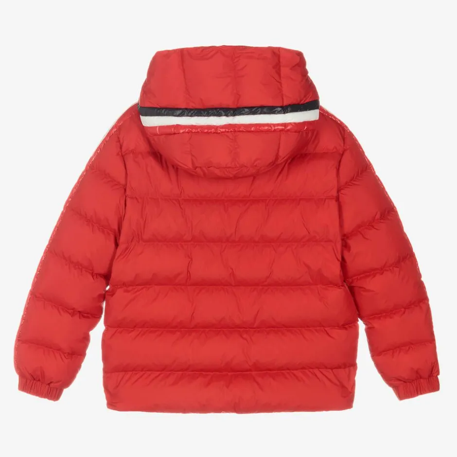 Moncler Enfant Teen Boys Red Down Jacket Clearance