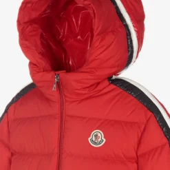 Moncler Enfant Teen Boys Red Down Jacket Clearance