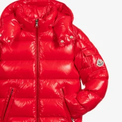 Moncler Enfant Teen Boys Red Maya Down Puffer Jacket Outlet