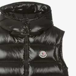 Moncler Enfant Teen Girls Black Ania Puffer Gilet New
