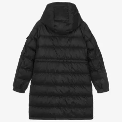 Moncler Enfant Teen Girls Black Meillon Puffer Coat