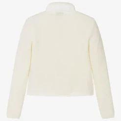 Moncler Enfant Teen Girls Ivory Knit & Down-Fill Jacket Hot
