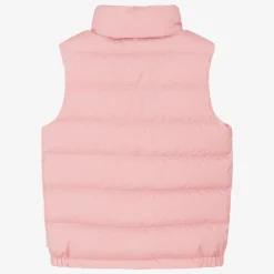 Moncler Enfant Teen Girls Pale Pink Rafael Down Gilet Online