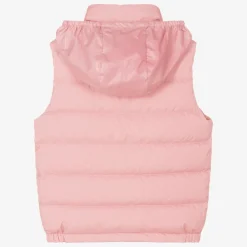 Moncler Enfant Teen Girls Pale Pink Rafael Down Gilet Online