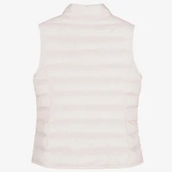 Moncler Enfant Teen Girls Pink Down Padded Liane Gilet New