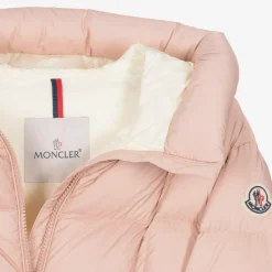 Moncler Enfant Teen Girls Pink Down Padded Ana Jacket Best