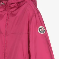 Moncler Enfant Teen Girls Pink Owara Windbreaker Jacket Discount