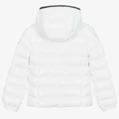 Moncler Enfant Teen Girls White Bady Down Puffer Jacket Online