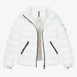 Moncler Enfant Teen Girls White Bady Down Puffer Jacket Online