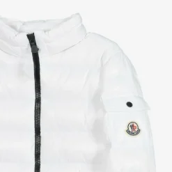 Moncler Enfant Teen Girls White Bady Down Puffer Jacket Online