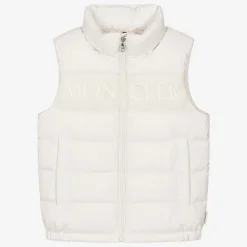 Moncler Enfant Teen Ivory Rafael Down Gilet Clearance