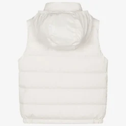 Moncler Enfant Teen Ivory Rafael Down Gilet Clearance