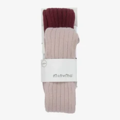 Minymo Two Tone Pink Tights (2 Pack) Best