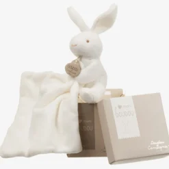 Doudou et Compagnie Velour Bunny Comforter (22cm) Clearance