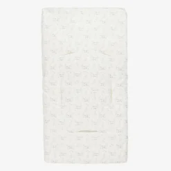 Paz Rodríguez White & Grey Cotton Baby Nest (66cm) Best