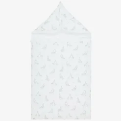 Kissy Kissy White & Grey Pima Cotton Baby Nest (78cm) Online