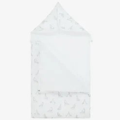 Kissy Kissy White & Grey Pima Cotton Baby Nest (78cm) Online