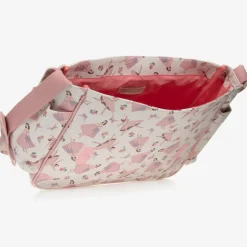 Powell Craft White & Pink Ballerina Baby Changing Bag (36cm) Clearance