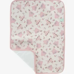 Powell Craft White & Pink Ballerina Baby Changing Bag (36cm) Clearance