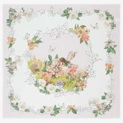 Flower Fairies™ by Childrensalon White & Pink Cotton Swaddle (100cm) Hot