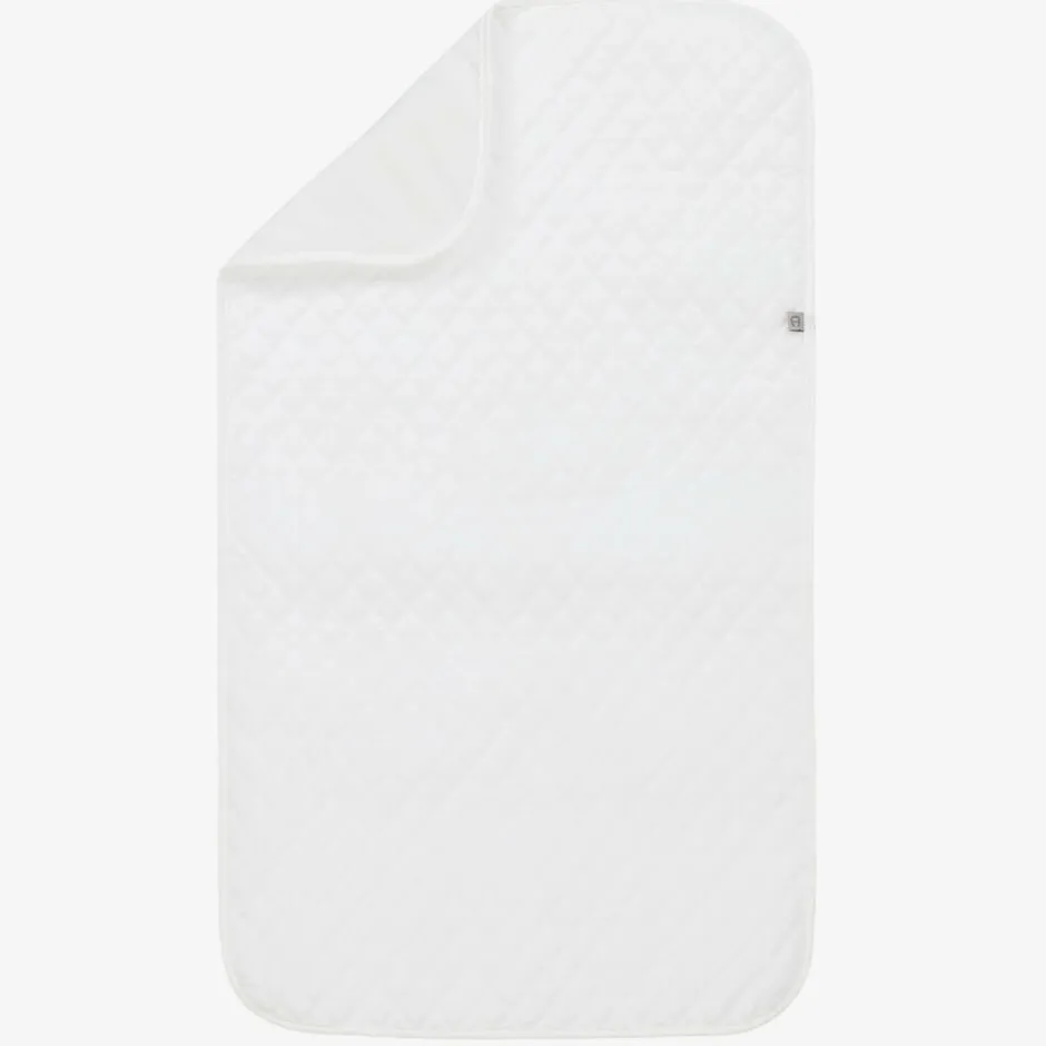 AIGNER White & Sky Blue Baby Changing Bag (43cm) New