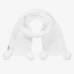 Sätila of Sweden White Belle Knitted Scarf (88cm) New