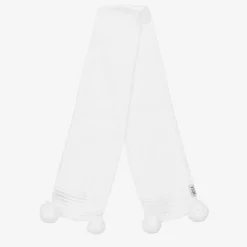 Sätila of Sweden White Belle Knitted Scarf (88cm) New