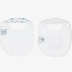 Peter Rabbit™ by Childrensalon White Cotton & Linen Bibs (2 Pack) Discount