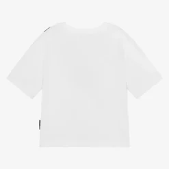 MARC JACOBS White Cotton Biker Belt Bag T-Shirt Hot