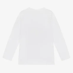 Stella McCartney Kids White Cotton Christmas Tree Top Discount