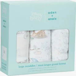 aden + anais White Cotton Disney Swaddles (3 Pack) Online