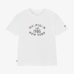 Tommy Hilfiger White Cotton Jersey Baby T-Shirt Best