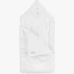 Tartine et Chocolat White Cotton Logo Nest (77cm) New