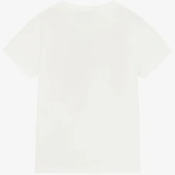 Gucci White Cotton Logo T-Shirt Best