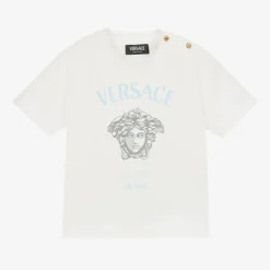 Versace White Cotton Medusa Baby T-Shirt Clearance