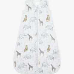 aden + anais White Cotton Muslin Sleeping Bag New