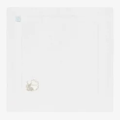 Paint My Dreams White Cotton Personalised Reindeer Blanket (88cm) Sale