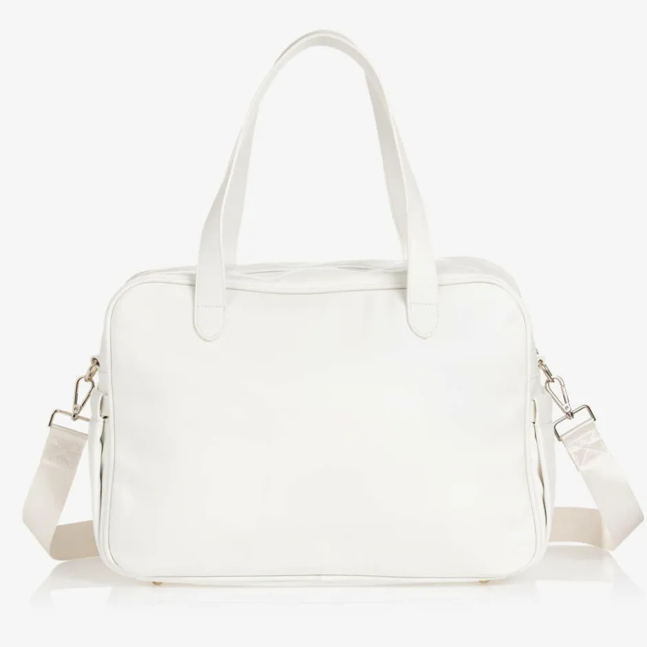 Mayoral White Faux Leather Changing Bag (40cm) Best