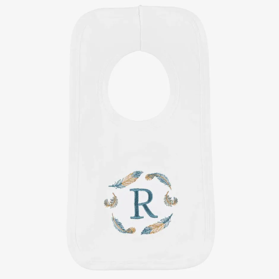 Paint My Dreams White Feather Personalised Babysuit Gift Set Discount