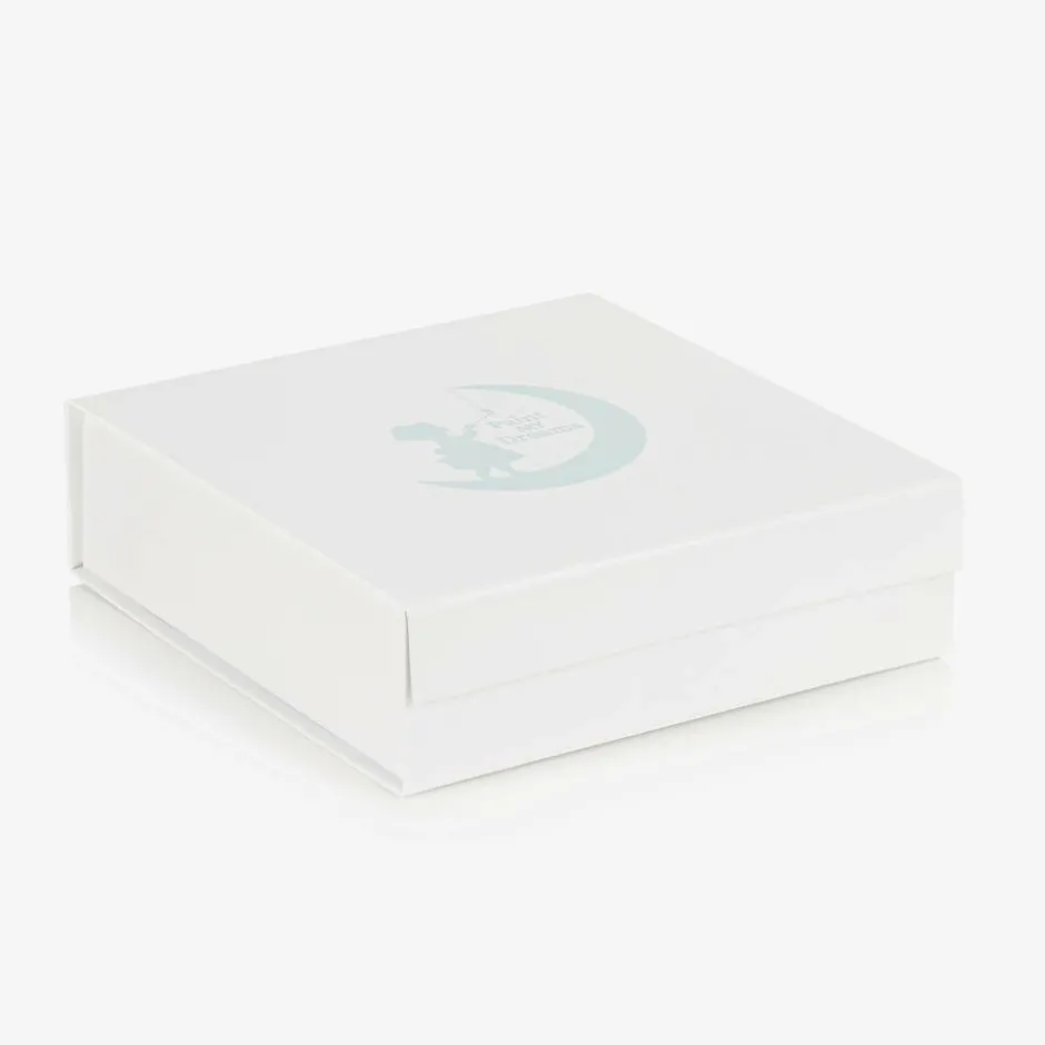 Paint My Dreams White Feather Personalised Babysuit Gift Set Discount