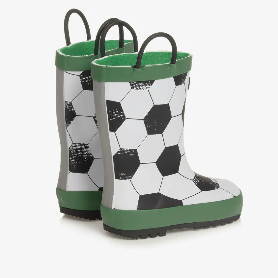 Chipmunks White Football Rain Boots Online