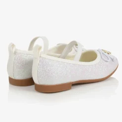Angels Face White Glitter Ballerina Shoes Outlet