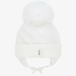 Sätila of Sweden White Jim Giant Pom-Pom Hat Clearance