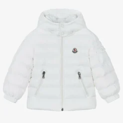 Moncler Enfant White Jules Down Puffer Jacket New
