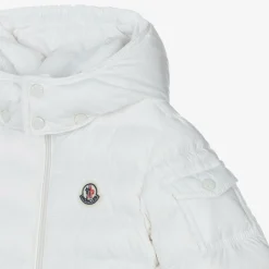 Moncler Enfant White Jules Down Puffer Jacket New