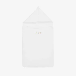 Kissy Kissy White Jungle Mates Pima Cotton Baby Nest (77cm) Clearance