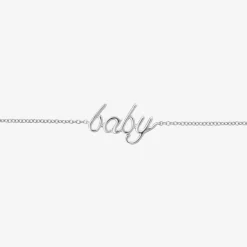 NOA Mini White 18kt Gold Baby Bracelet Clearance