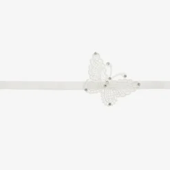 Cute Cute White Lace Butterfly Headband Clearance