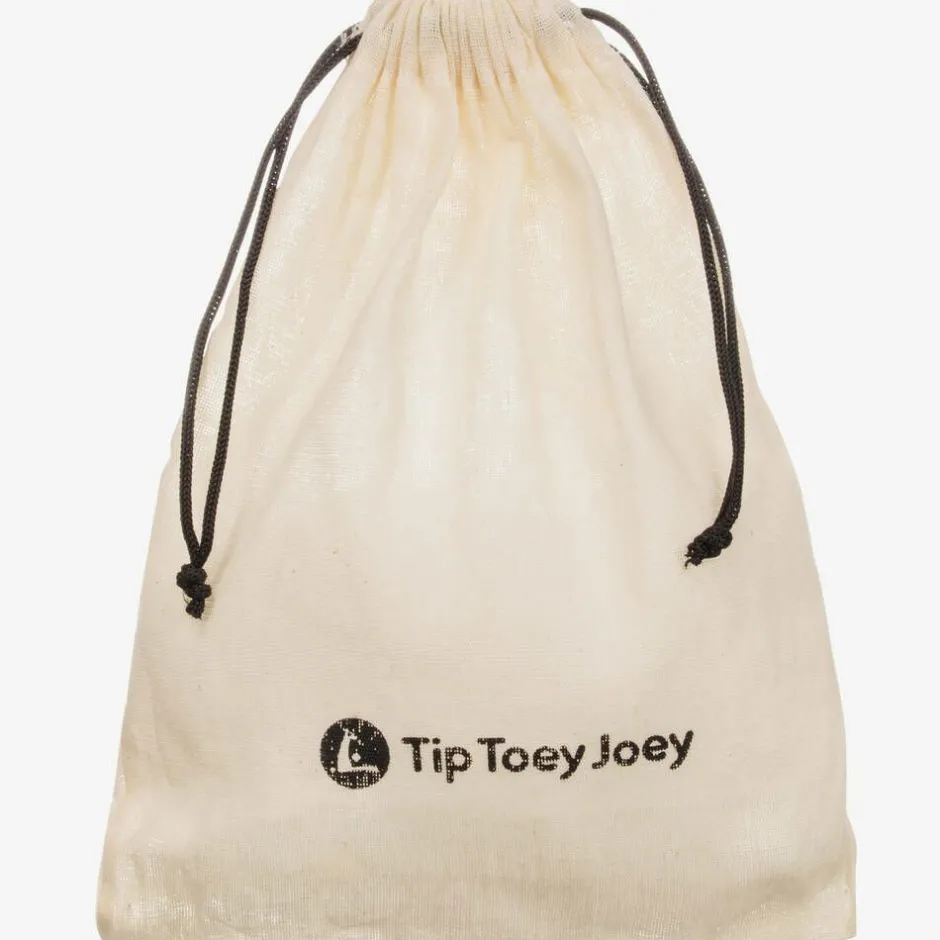 Tip Toey Joey White Leather Baby Trainers New