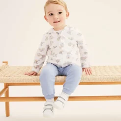 Bobux White Leather First-Walker Baby Trainers New